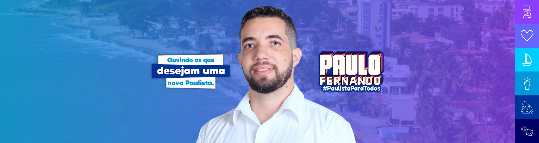 Pré-candidato a vereador de Paulista Paulo Fernando